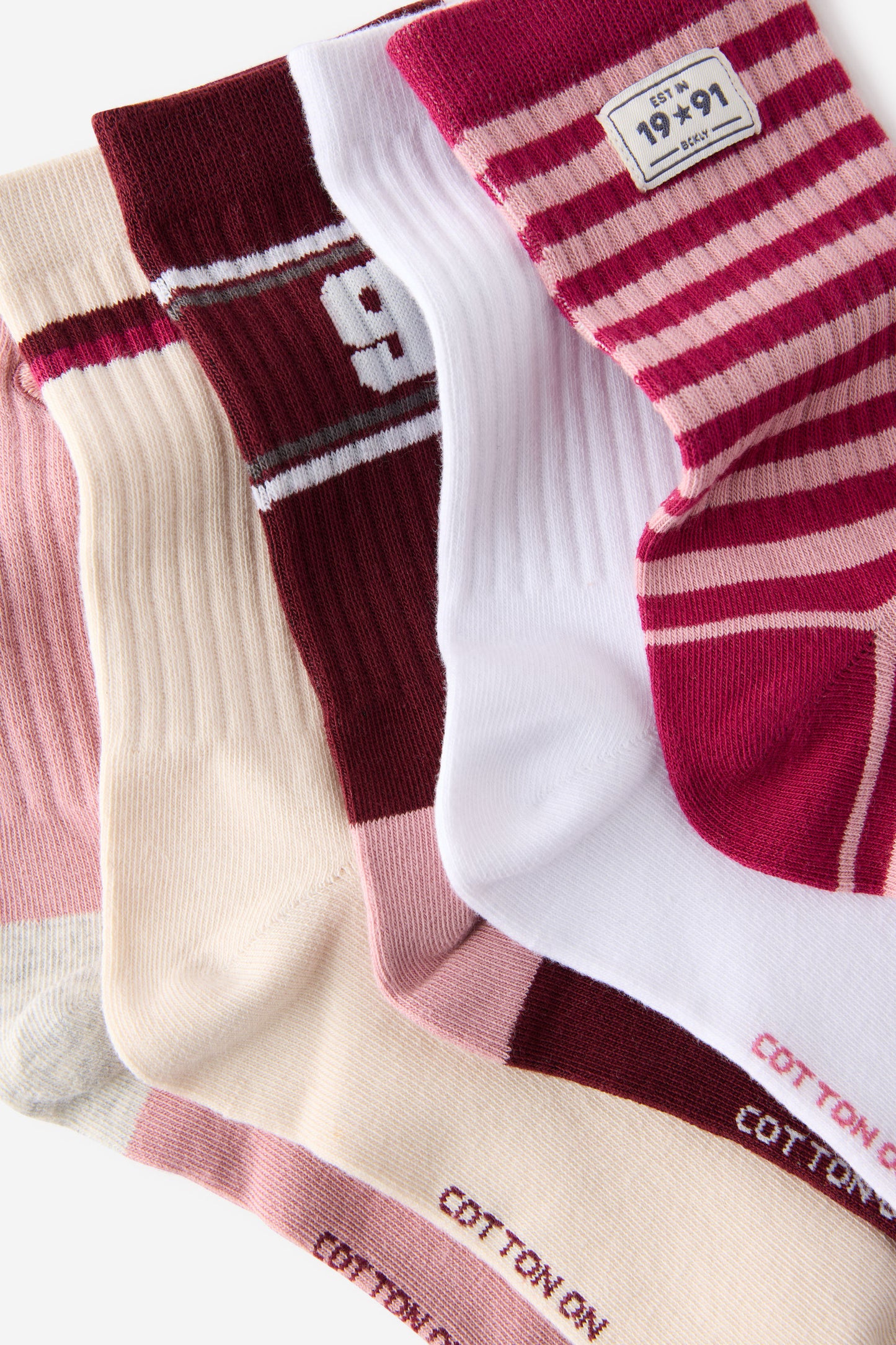 5Pk Crew Sock