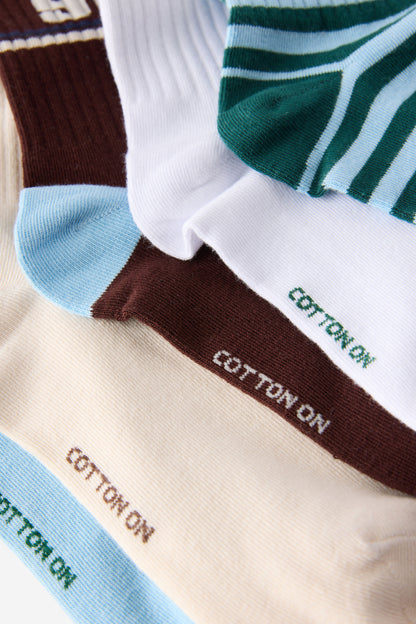 5Pk Crew Sock
