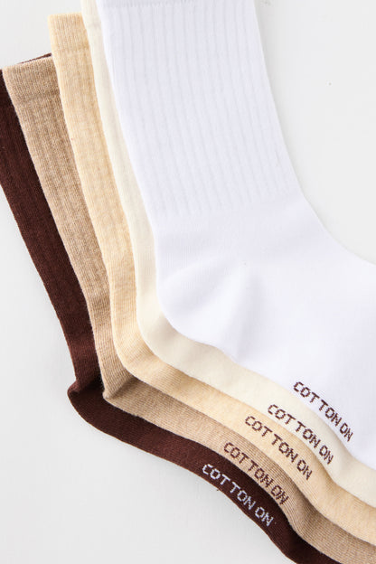 5Pk Crew Sock