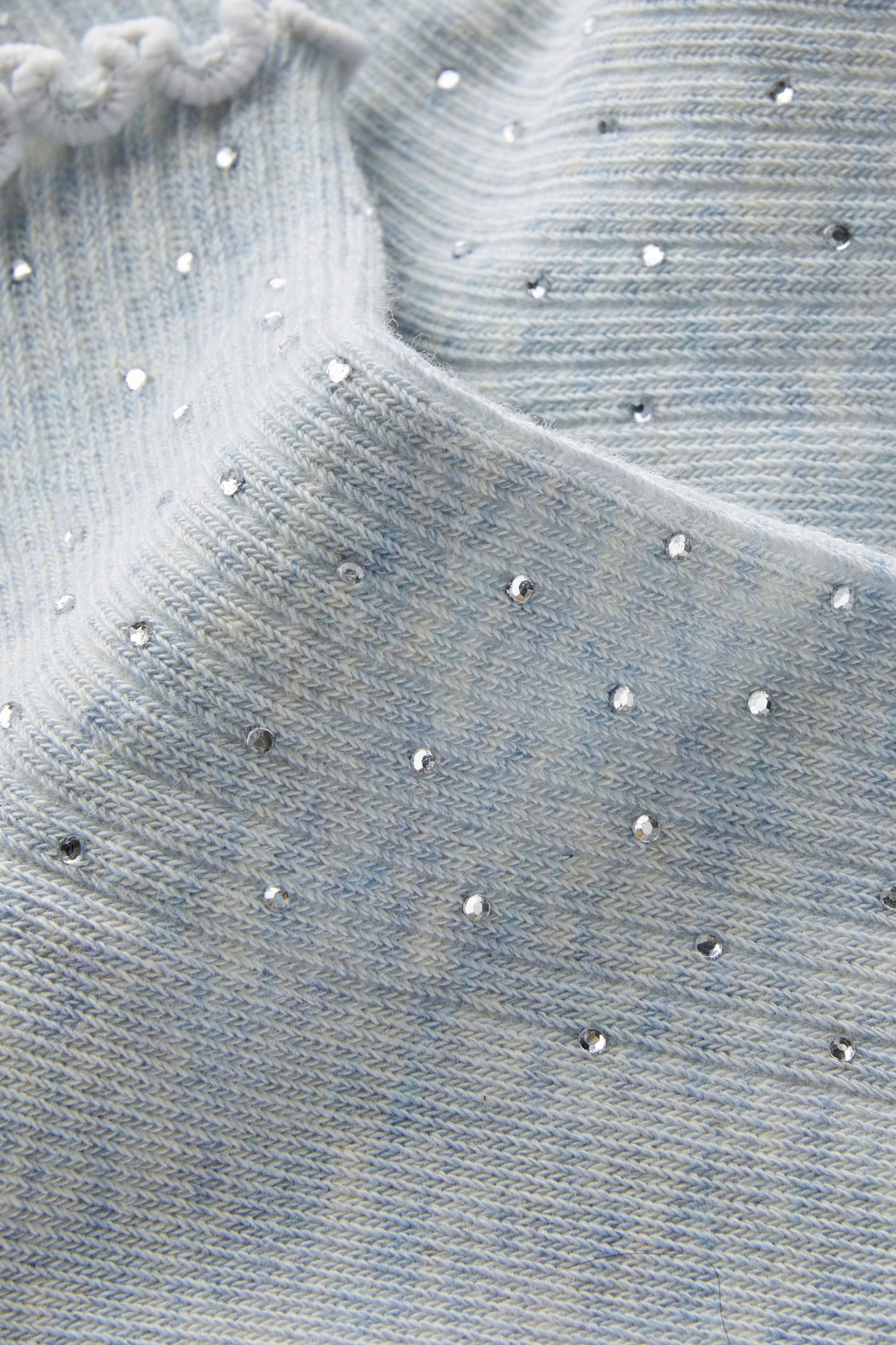 Diamante Frill Ankle Sock