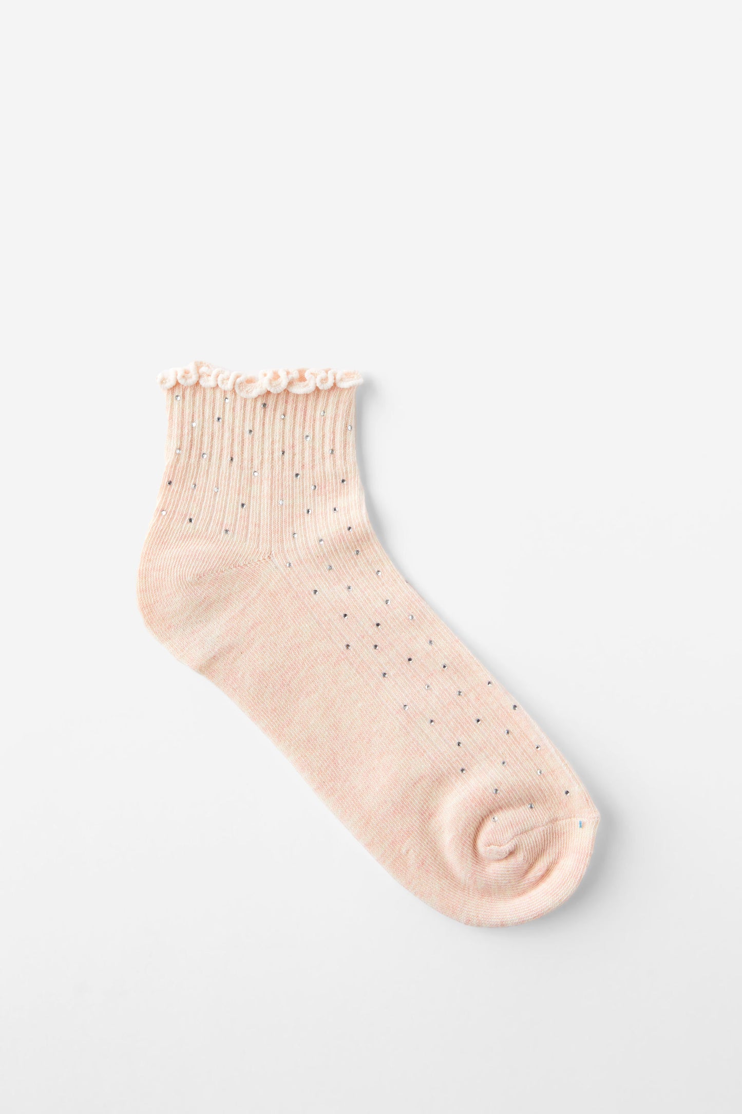 Diamante Frill Ankle Sock