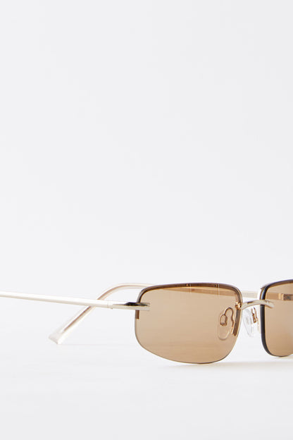 Reece Rimless Metal Sunglasses