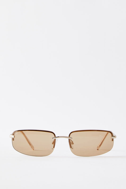 Reece Rimless Metal Sunglasses
