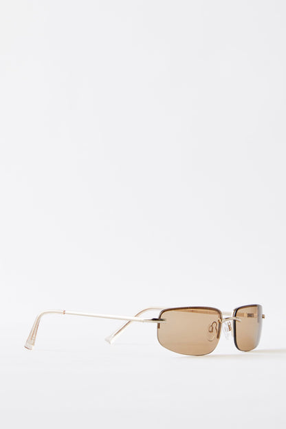 Reece Rimless Metal Sunglasses