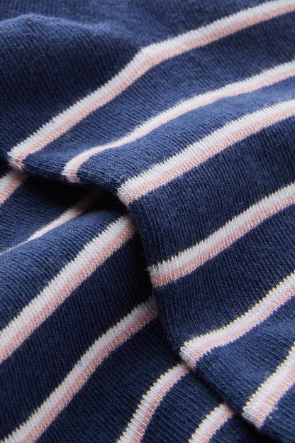Stripe Mid Crew Sock