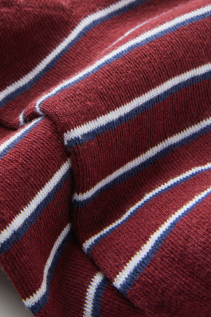 Stripe Mid Crew Sock
