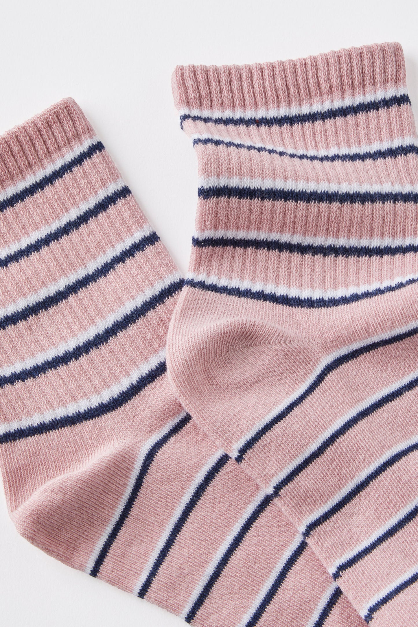 Stripe Mid Crew Sock