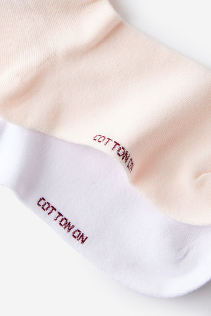 The Perfect Pair Lace Frill Sock 2Pk