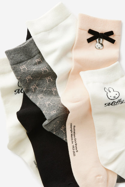 Miffy 5PK Crew Sock