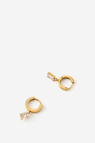 Waterproof Charm Hoop Earring