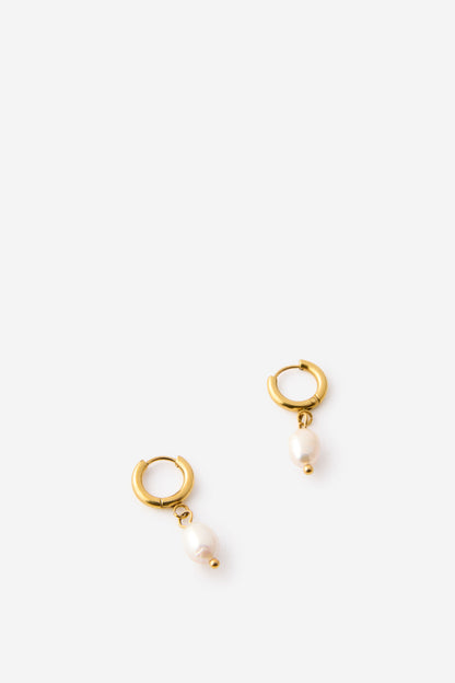Waterproof Charm Hoop Earring