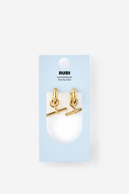 Waterproof Charm Hoop Earring