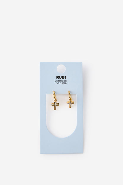 Waterproof Charm Hoop Earring