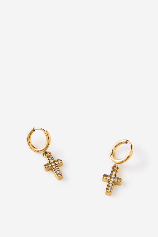 Waterproof Charm Hoop Earring
