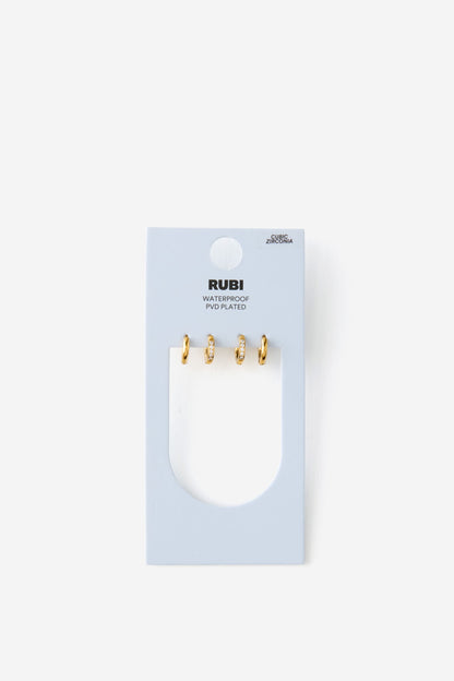 Waterproof 2Pk Small Earring