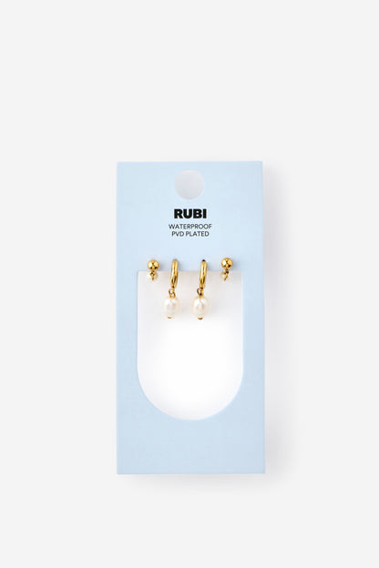 Waterproof 2Pk Small Earring