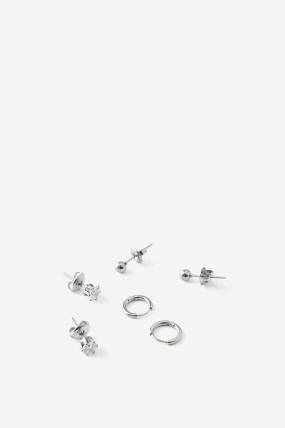 Waterproof 3Pk Small Earring