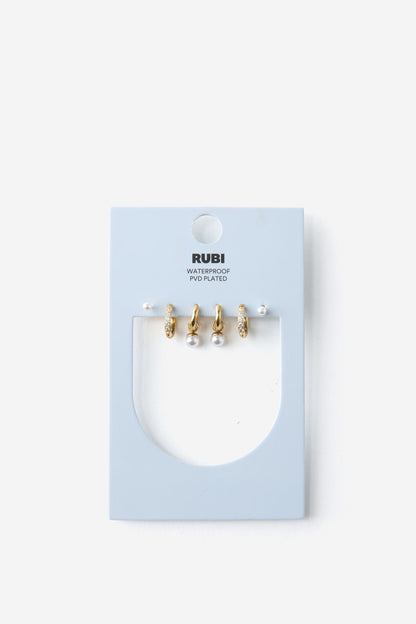 Waterproof 3Pk Small Earring