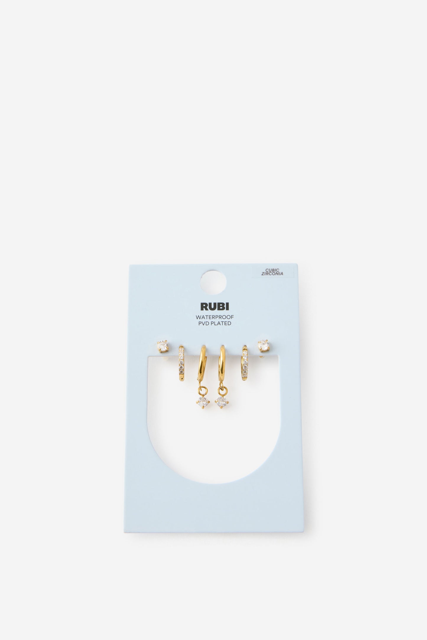Waterproof 3Pk Small Earring