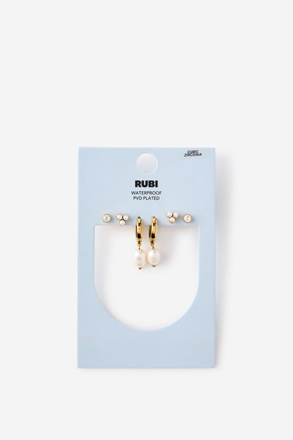 Waterproof 3Pk Small Earring