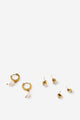 Waterproof 3Pk Small Earring
