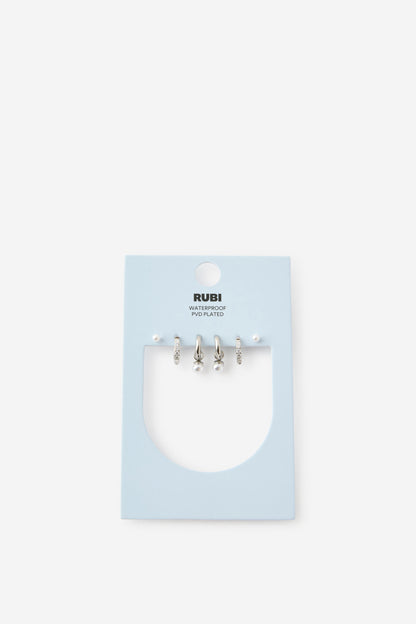 Waterproof 3Pk Small Earring