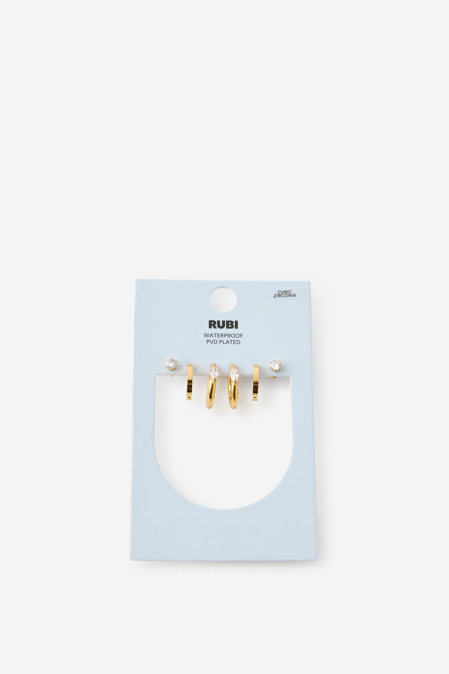 Waterproof 3Pk Small Earring