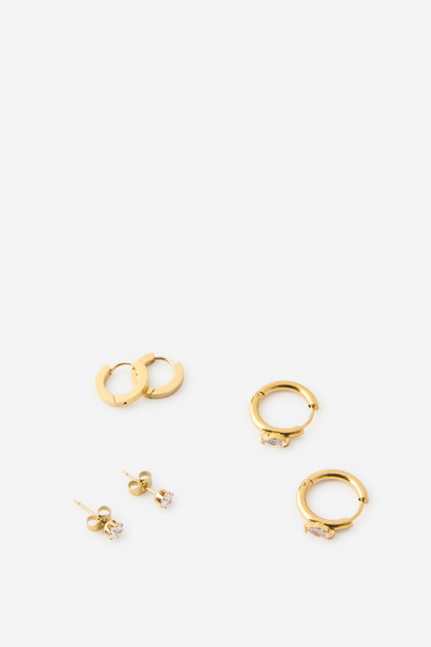 Waterproof 3Pk Small Earring