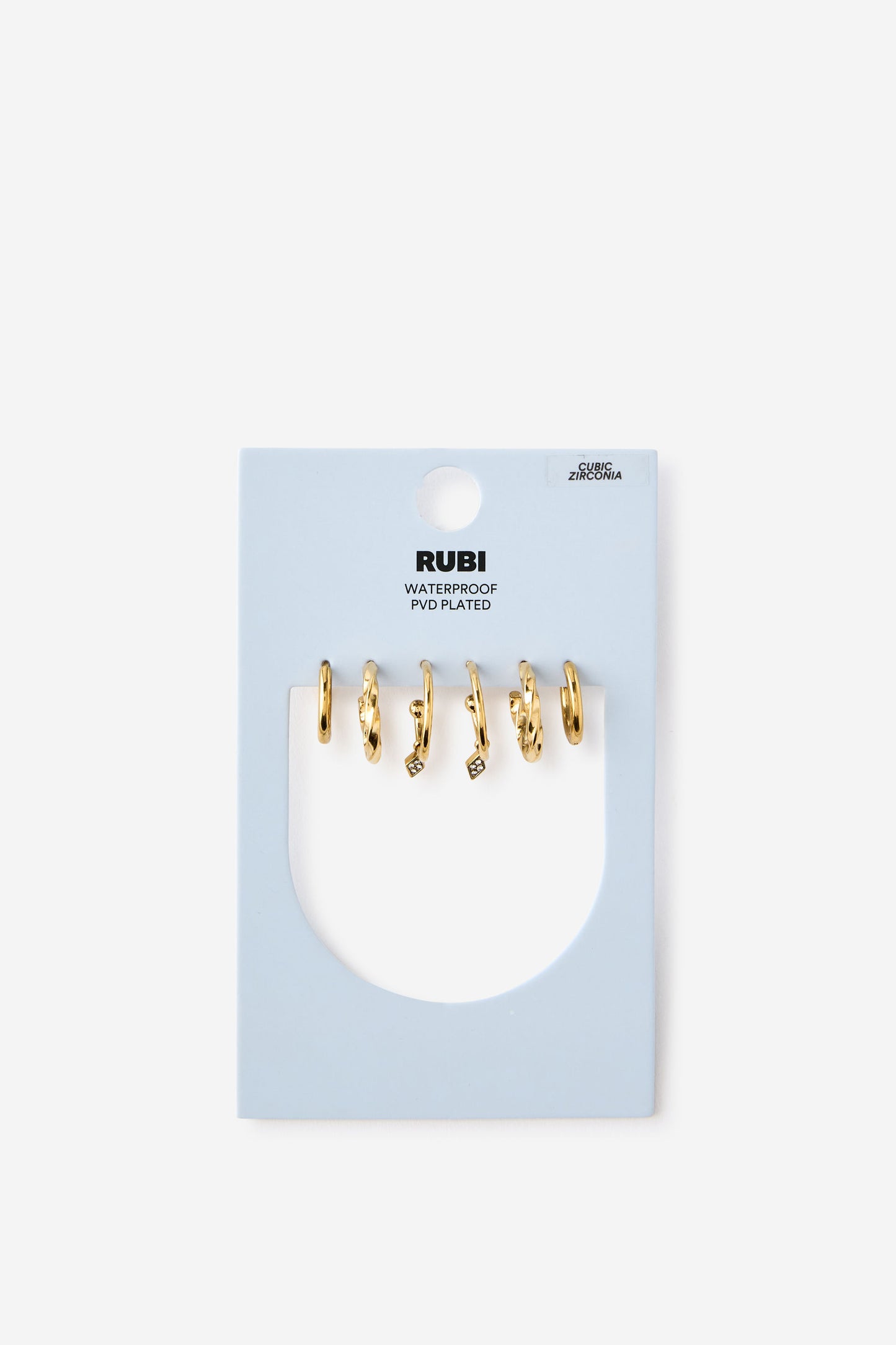 Waterproof 3Pk Mid Earring