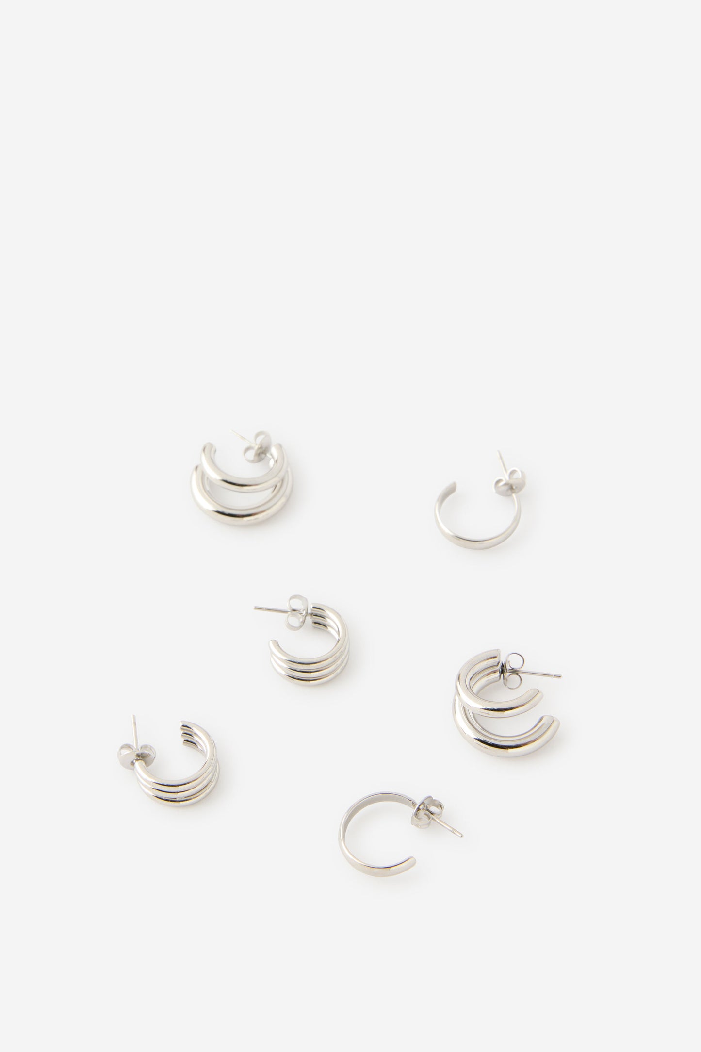 Waterproof 3Pk Mid Earring