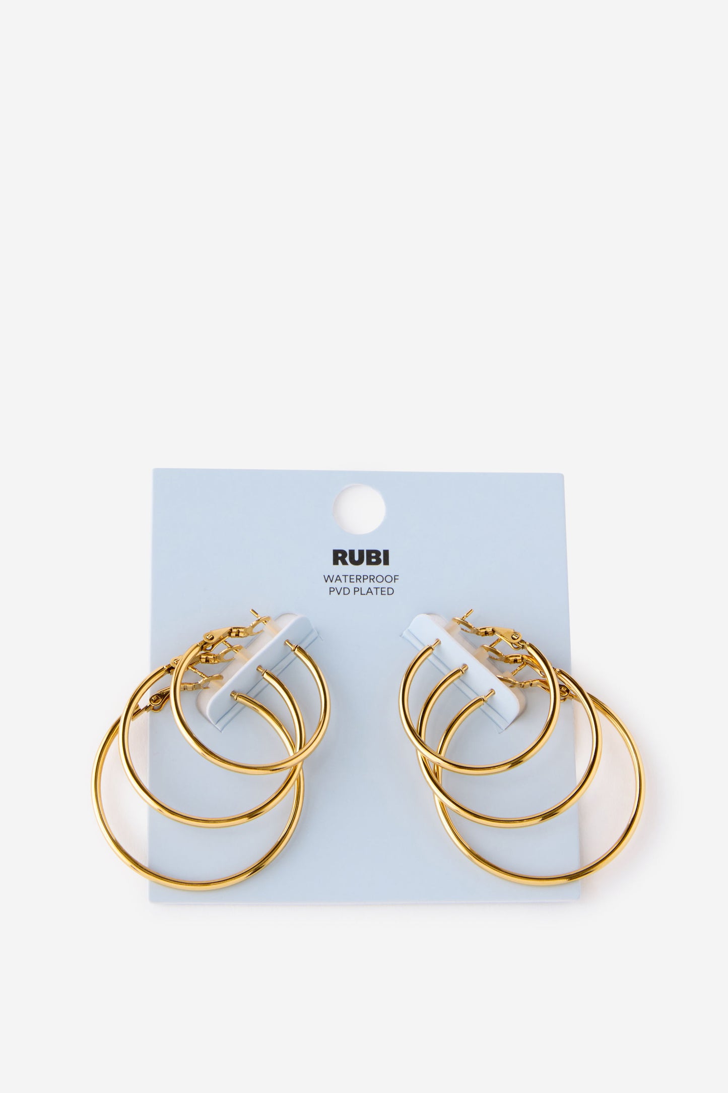 Waterproof 3Pk Mid Earring
