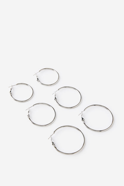 Waterproof 3Pk Mid Earring