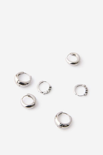 Waterproof 3Pk Mid Earring