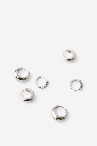 Waterproof 3Pk Mid Earring