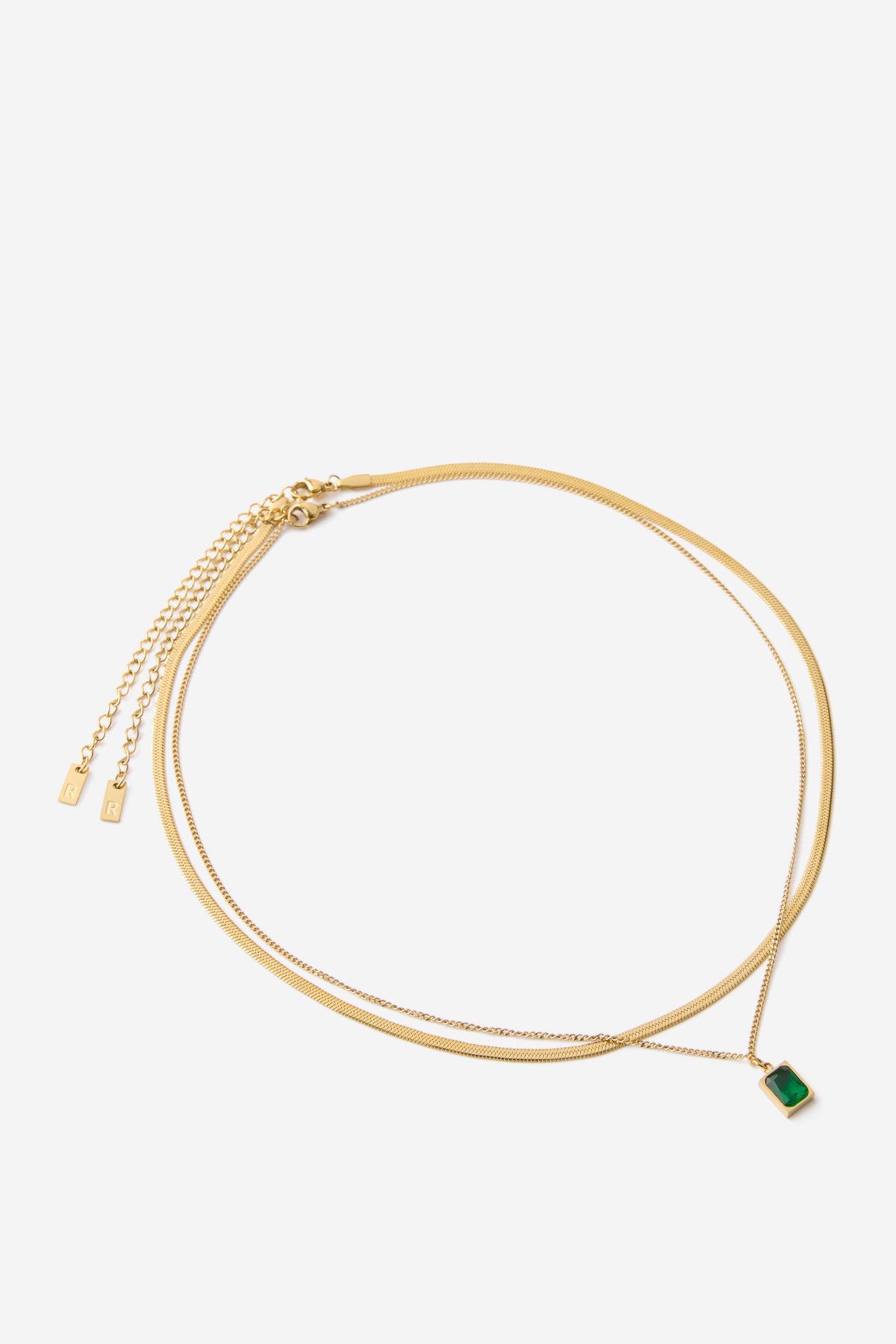 Waterproof 2Pk Pendant Necklace