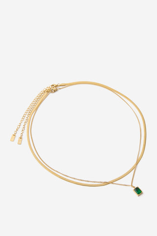 Waterproof 2Pk Pendant Necklace
