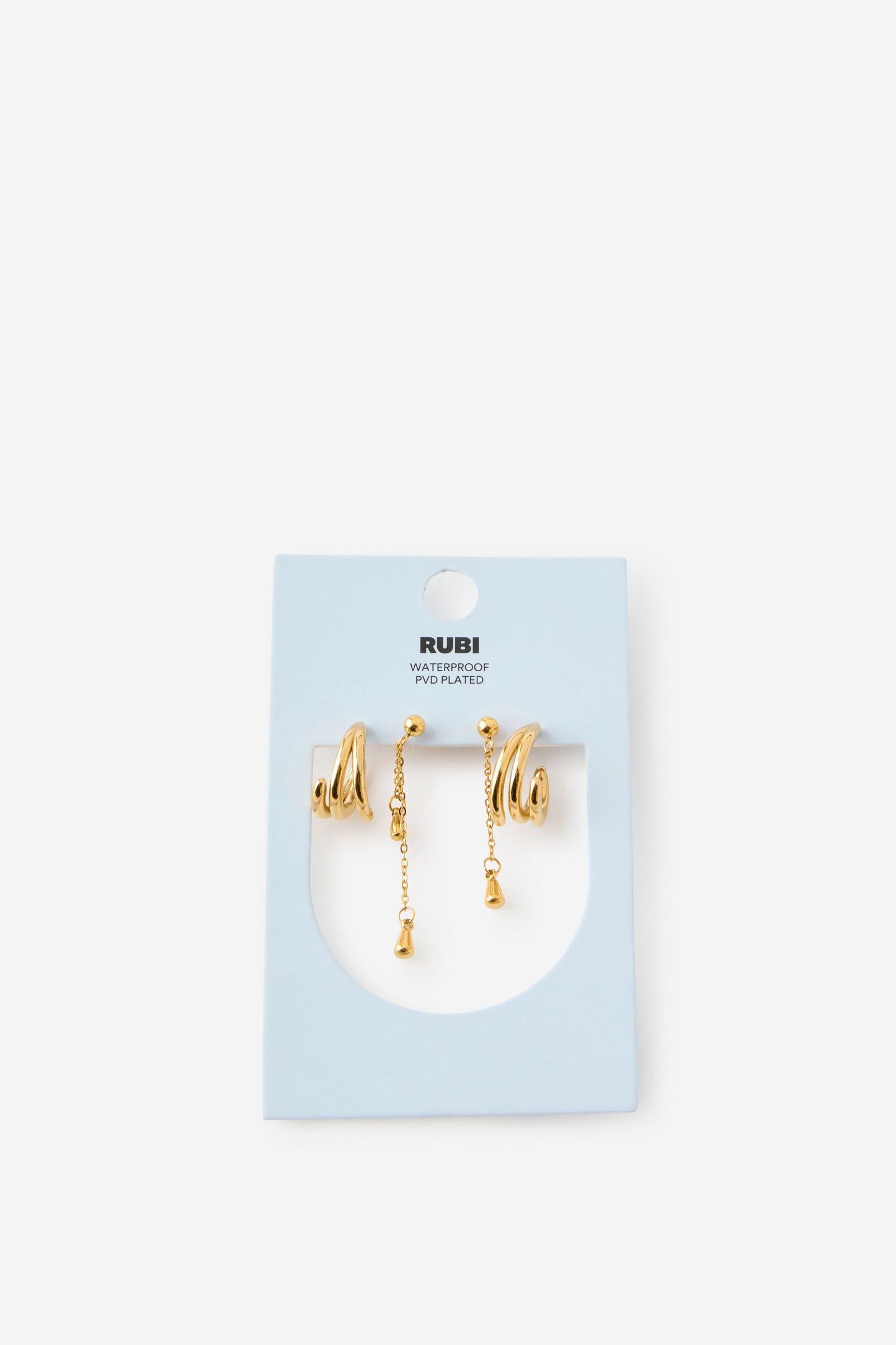 Waterproof 2Pk Mid Earring