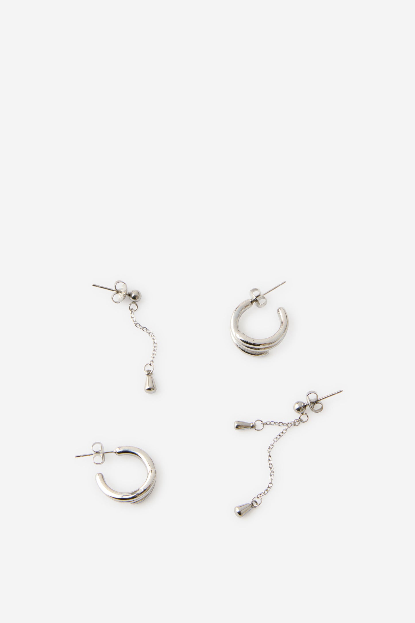 Waterproof 2Pk Mid Earring
