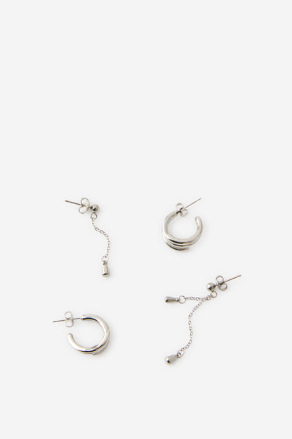 Waterproof 2Pk Mid Earring