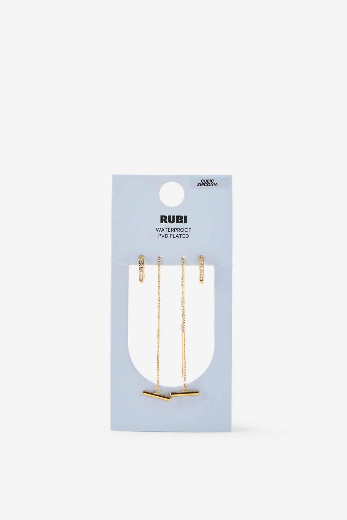 Waterproof 2Pk Mid Earring