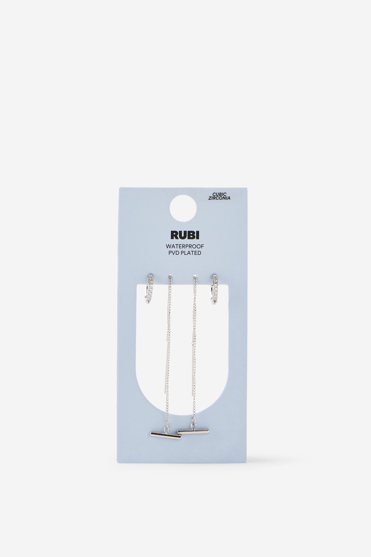 Waterproof 2Pk Mid Earring