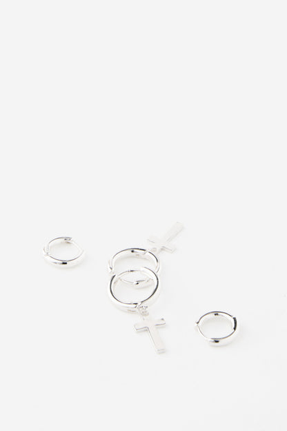 Premium Plated 2Pk Mid Earring