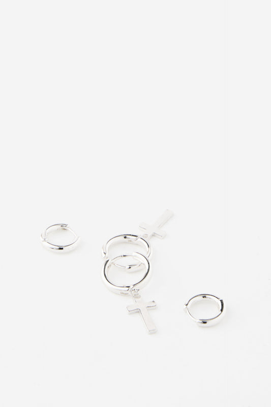 Premium Plated 2Pk Mid Earring