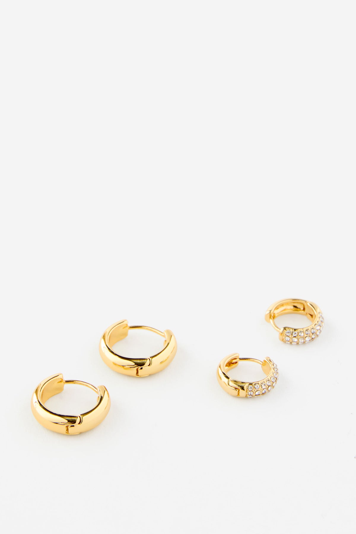 Premium Plated 2Pk Mid Earring