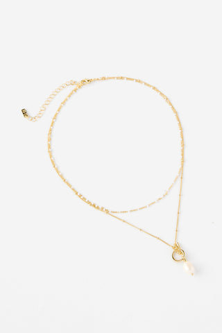 Premium Plated 2Pk Pendant Necklace