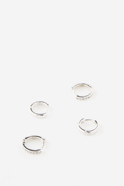 Premium Plated 2Pk Small Earring