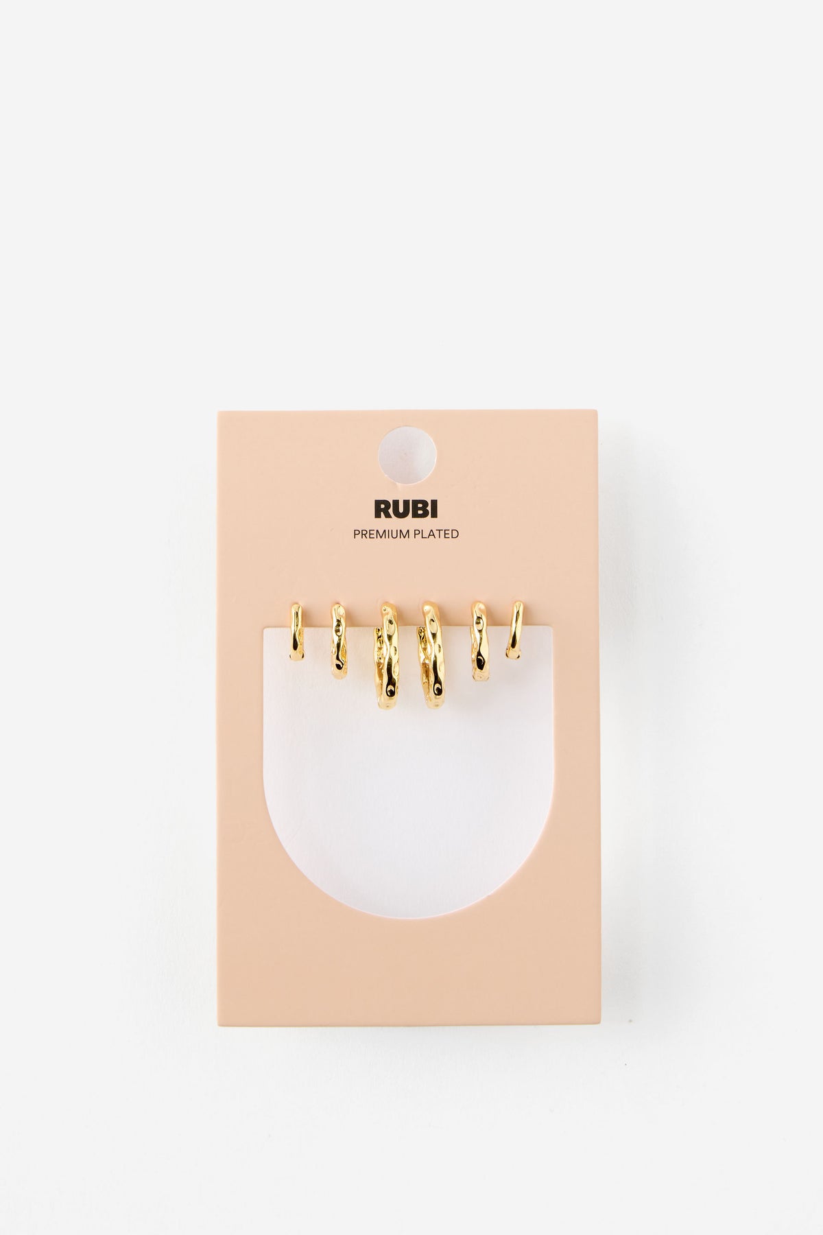 Premium Plated 3Pk Mid Earring