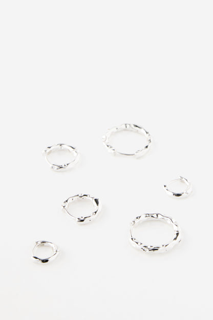 Premium Plated 3Pk Mid Earring