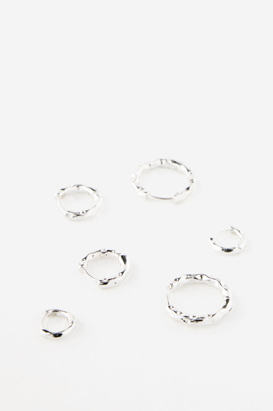 Premium Plated 3Pk Mid Earring