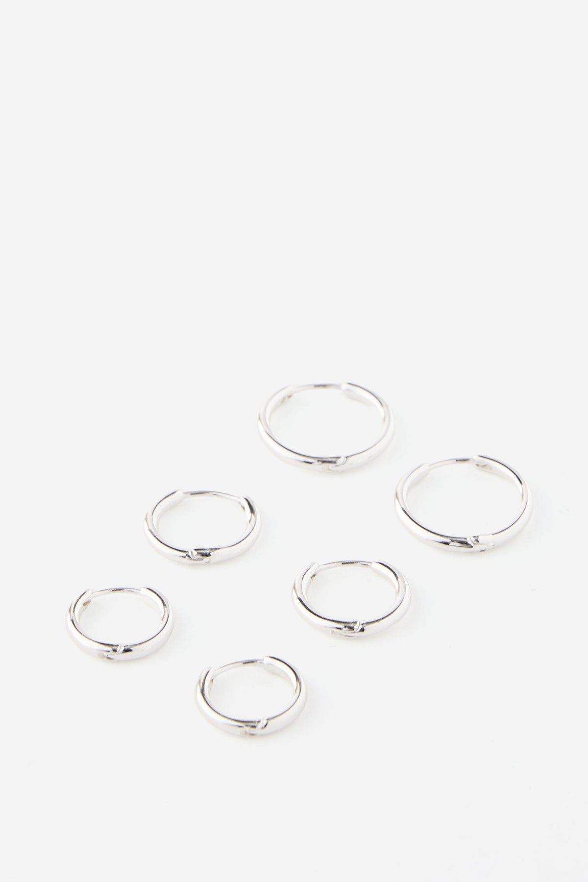 Premium Plated 3Pk Mid Earring